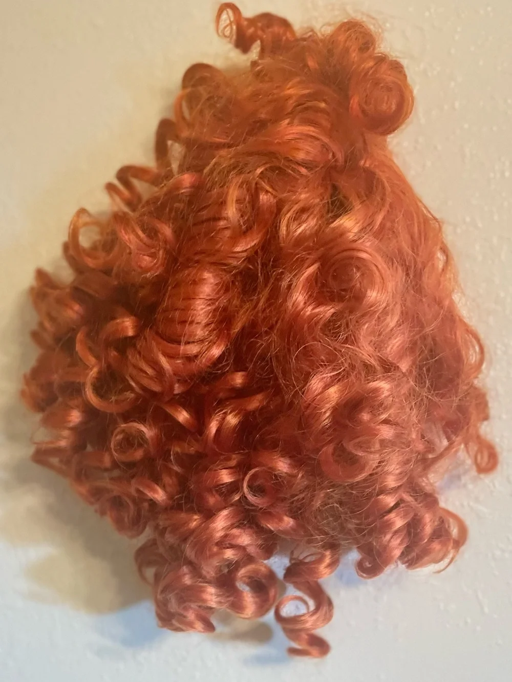 Curly Synthetic Wig in Copper Red - Unbranded